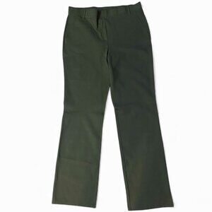 Quince Women's Olive Green Ultra-Stretch Ponte Pants Boot Cut Size XL Tall